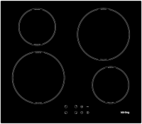Индукционная варочная панель Korting HI 64042 B (чёрный)