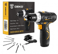 Дрель-шуруповерт Deko GCD12DU3 SET2 FU-Li-Ion