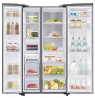 Холодильник Samsung RS62R50312C/WT, чёрный