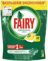 Моющее средство для посудомоечной машины Fairy Капсулы All in 1 Лимон 48 шт. в упаковке