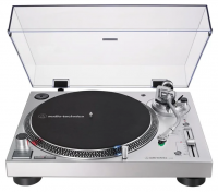 Виниловый проигрыватель Audio-Technica AT-LP120XUSB (серебристый)