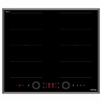 Индукционная варочная панель Korting HIB 68700 B Quadro, чёрный