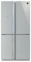 Холодильник Sharp SJ-FS97VSL (серебристый/стекло)