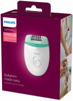 Эпилятор Philips BRE224 Satinelle Essential White/Green