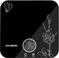 Весы кухонные электронные Hyundai HYS-KG421 макс.вес:5кг (черный)