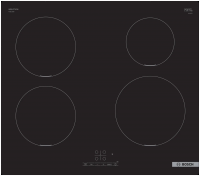 Индукционная варочная панель Bosch PUE611BB5E, черный