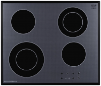 Электрическая варочная панель Kuppersberg ESO 622 F, серый/черный