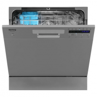 Компактная посудомоечная машина Korting KDFM 25358 S, серебристый