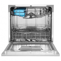 Компактная посудомоечная машина Korting KDFM 25358 S, серебристый