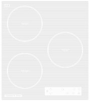 Электрическая варочная панель Zigmund & Shtain CI 33.4 W белый