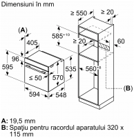 Электрический духовой шкаф Bosch HBA5360B0, черный