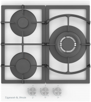 Газовая варочная панель Zigmund & Shtain M 26.4 W белый