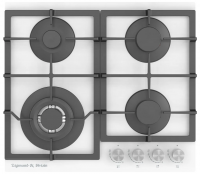 Газовая варочная панель Zigmund & Shtain M 26.6 W белый