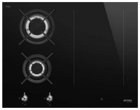 Комбинированная варочная панель Smeg PM3643D, черный
