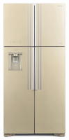Холодильник Hitachi R-W660PUC7 GBE 2-хкамерн. бежевый стекло (двухкамерный)