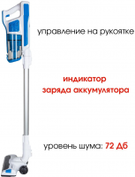 Пылесос ручной Supra VCS-5097 140Вт белый/синий