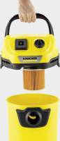 Строительный пылесос Karcher WD 3 P V-17/4/20 1000Вт (уборка: сухая/сбор воды) желтый