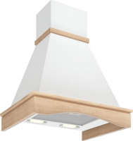 Вытяжка каминная Elikor Вилла 60П-650-П3Л белый управление: ползунковое (1 мотор)