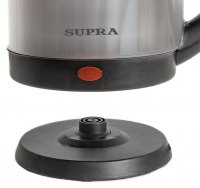 Чайник электрический Supra KES-1801S 1.8л. 1500Вт серебристый/черный (корпус: металл)