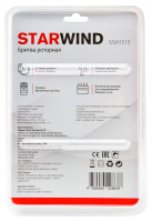 Бритва роторная Starwind SSH 1515 реж.эл.:3 питан.:аккум. серебристый/черный