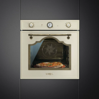 Электрический духовой шкаф Smeg SFP750POPZ, бежевый