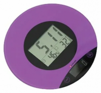 Весы-часы электронные кухонные Lamark LK-1986 VT фиолетовый