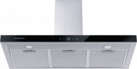 Вытяжка Т-образная Maunfeld Breeze 90, нержавеющая сталь/черное стекло