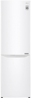 Холодильник LG GA-B419SWJL, 2-камерный, 302 л, белый, инверторный