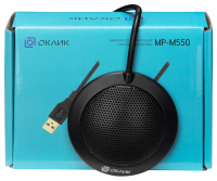 Микрофон проводной Оклик MP-M550 2м черный