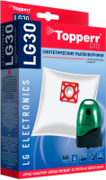 Пылесборники Topperr LG30 1408 сверхпрочные нетканые (4пылесбор.) (1фильт.)
