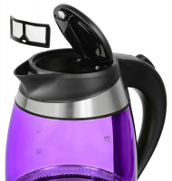 Чайник электрический Starwind SKG2217 1.8л. 2200Вт фиолетовый/черный (корпус: стекло)