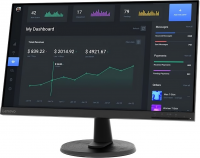 Монитор Lenovo 23.8" ThinkVision C24-40 черный VA 7ms 16:9 HDMI матовая Piv 3000:1 250cd 178гр/178гр 1920x1080 75Hz FHD 7.3кг