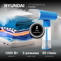 Отпариватель ручной Hyundai H-HS02456 1200Вт синий