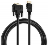 Кабель аудио-видео Buro HDMI (m)/DVI-D (Dual Link) (m) 1.8м. Позолоченные контакты черный (BHP RET HDMI_DVI18)