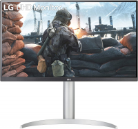 Монитор LG 27" UltraFine 27UP650-W серебристый IPS LED 5ms 16:9 HDMI матовая HAS Piv 1200:1 400cd 178гр/178гр 3840x2160 DP 4K 5.9кг