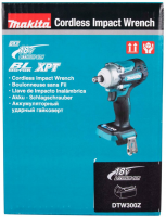 Гайковерт Makita DTW300Z аккум. патрон:квад.1/2"