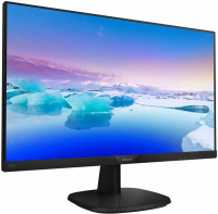 Монитор Philips 23.8" 243V7QDSB (00/01) черный IPS LED 16:9 DVI HDMI матовая 250cd 1920x1080 D-Sub FHD 3.5кг