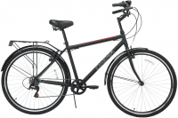 Велосипед Digma Prosperity городской рам.:19" кол.:28" черный 15.5кг (PROSPERITY-28-ST-R-BK)