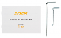 Самокат Digma Trick трюковый 2-кол. белый/черный (ST-TR-100)