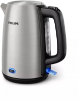 Чайник Philips HD9353/90 1.7л. 2060Вт нержавеющая сталь/черный (нержавеющая сталь)