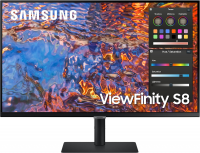 Монитор Samsung 32" S32B800PXI черный IPS LED 5ms 16:9 HDMI полуматовая HAS Piv 350cd 178гр/178гр 3840x2160 DP 4K USB 5.2кг