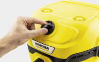 Пылесос профессиональный Karcher WD 2 Plus V-12/4/18 (1.628-000.0) желтый/черный