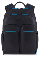 Рюкзак Piquadro Blue Square Revamp CA5574B2V/BLU синий кожа