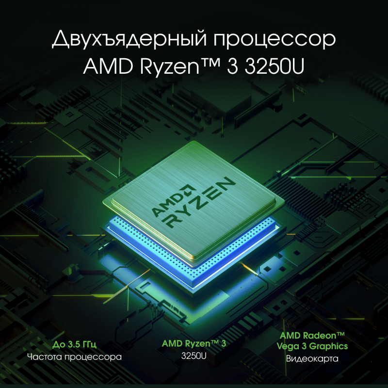 Ноутбук Digma Pro Sprint M Ryzen 3 3250U 8Gb SSD256Gb AMD Radeon Rx Vega 3 16.1" IPS FHD (1920x1080) Windows 11 Professional Multi Language 64 grey WiFi BT Cam 4000mAh