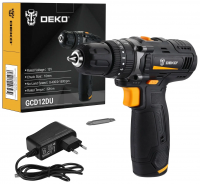 Дрель-шуруповерт Deko GCD12DU аккум. патрон:быстрозажимной (063-4039)