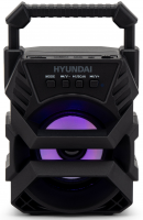 Колонка портативная Hyundai H-PS1000 черный 9W 1.0 BT/USB 10м 500mAh