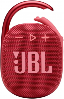 Колонка портативная JBL Clip 4 красный 5W 1.0 BT 15м (JBLCLIP4RED)