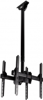 Кронштейн для телевизора Arm Media LCD-1750 черный 26"-65" макс.90кг потолочный поворот и наклон
