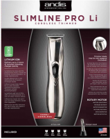 Машинка для стрижки Andis D8 chrome черный (насадок в компл:4шт)