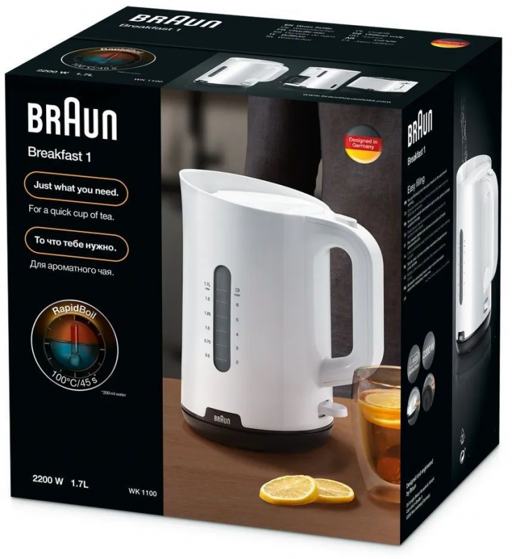 Чайник электрический Braun WK1100WH